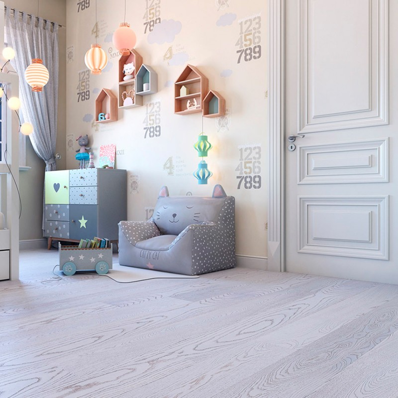 Polarwood Space Дуб FP 138 Elara White MATT