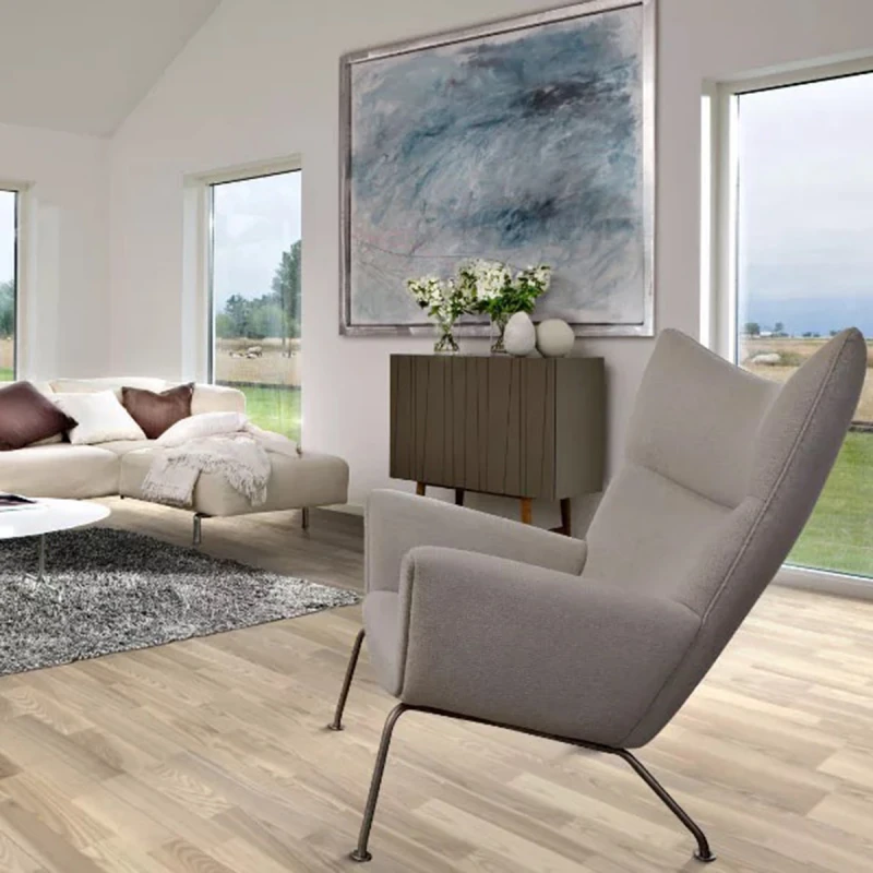 Паркетная доска Polarwood Space Ясень Pluton White Oiled 3S
